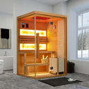 Luxury 2-4 Person Steam Sauna with 2300W Heater Home