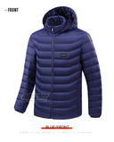 21 Areas Heated Jacket Winter USB Electric Heating Coat