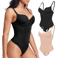 Sculpting Full Body Shaper Thong Bodysuit for Women - Tummy Control & Comfort