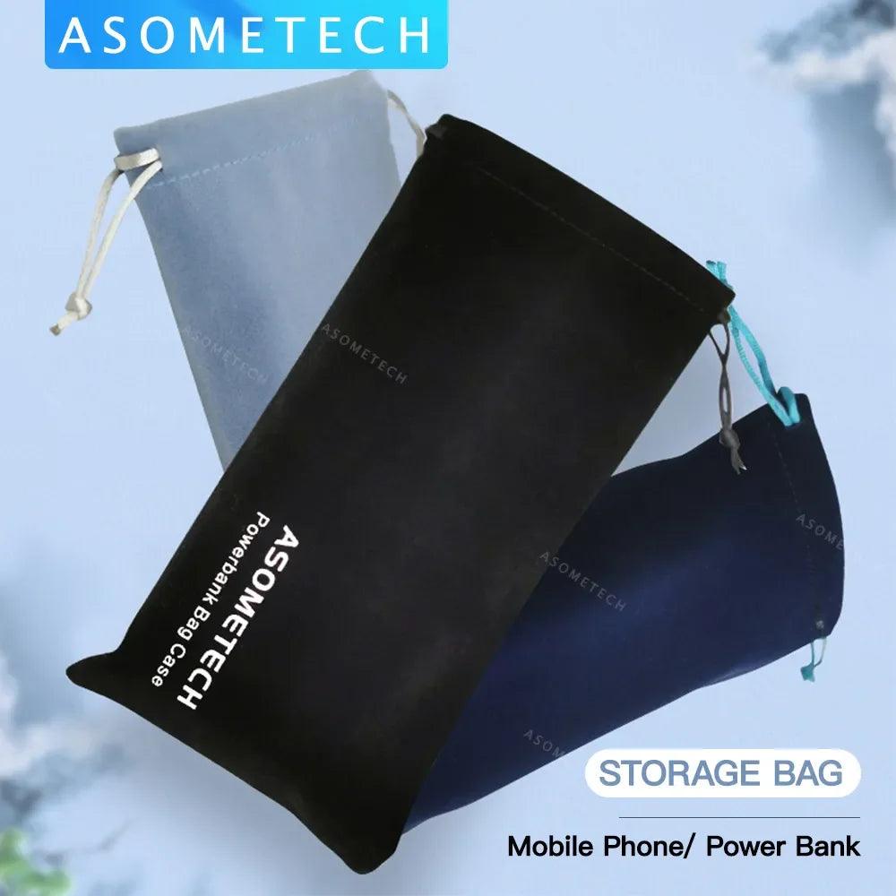 Power Bank Case Bag Carring Pouch Drawstring Bag Travel Portable Protective Storage Bag For Power Bank Mobile Phone Accessories  ourlum.com   