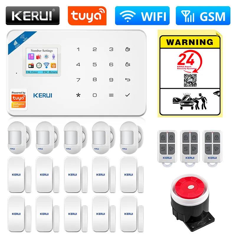 KERUI Smart Home Alarm System: Ultimate Security Kit with Alexa Control  ourlum.com   