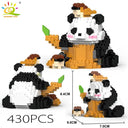 Cute Panda Micro Building Blocks: Creative DIY Animal City Toy  ourlum.com 16 no box  