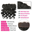 Indian Body Wave Lace Closure for Natural Enhancement