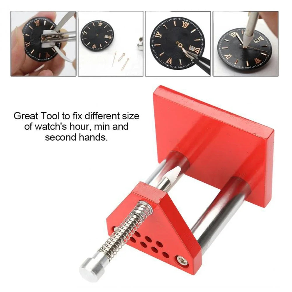 Watch Hand Needle Remover Presser Portable Wristwatch Plunger Puller Accurate Parts Watchmaker Repair Fittings Tools Red