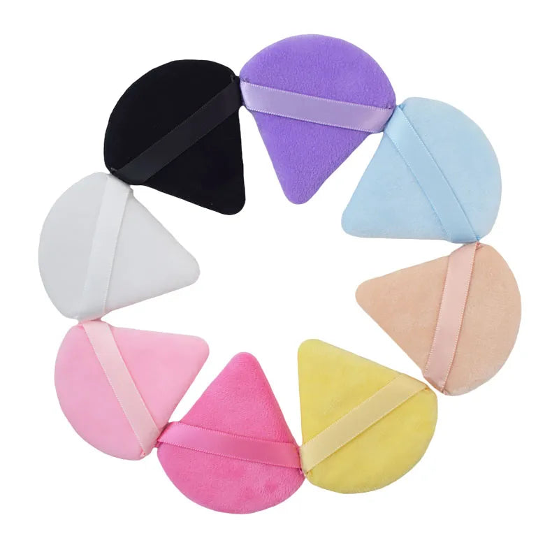 Velvet Triangle Makeup Sponge: Professional Flawless Finish & Easy Clean