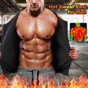 Men's Sauna Sweat Vest with Double Belt Ultimate Shapewear