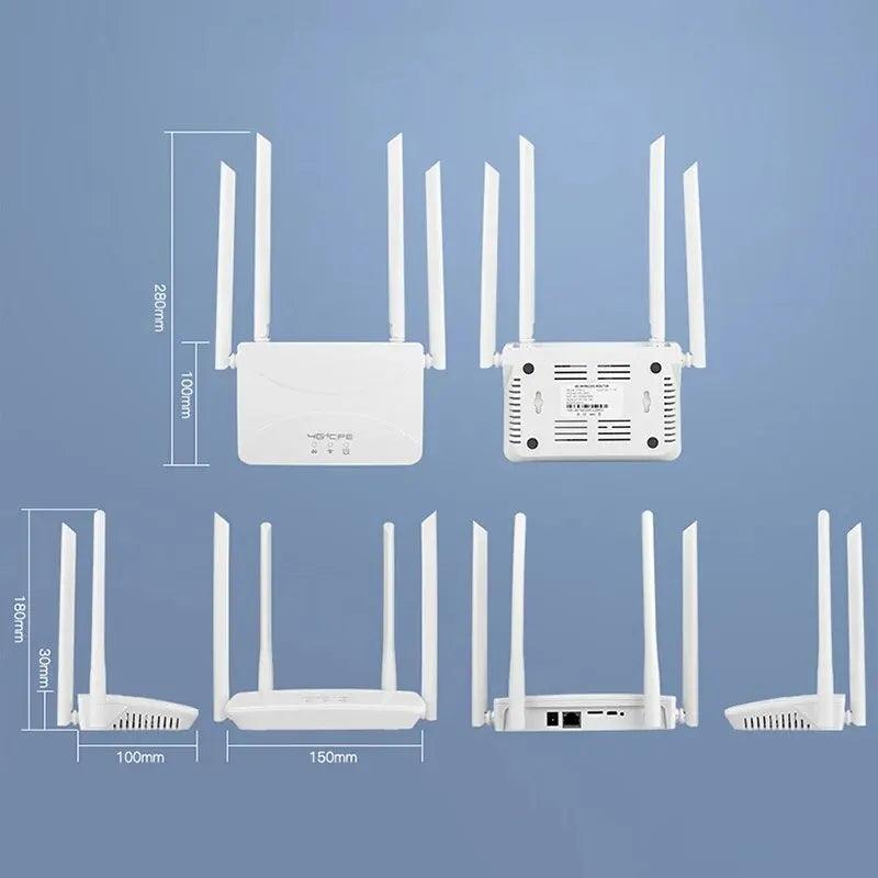 4G LTE WIFI Router: Enhanced Connectivity with Sim Card & Multiple Antennas  ourlum.com   