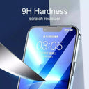 9D Tempered Glass Screen Protector for iPhone 14 13 12 11 Pro Max X XR XS 7 8 6S Plus - Pack of 4  ourlum.com   