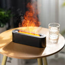 RGB Flame Aroma Diffuser & Humidifier: Colorful Simulated Flames, Quiet Operation  ourlum.com   