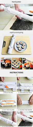 Quick Sushi Maker DIY Roller Rice Mold Kitchen Gadgets Tool