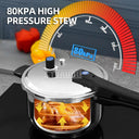 Universal Stainless Steel Pressure Cooker for Gas Induction