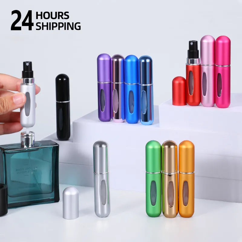 Aluminum Perfume Atomizer: Travel-Friendly Refillable Spray Bottle