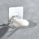 Stainless Steel Bathroom Soap Rack Wall Hanging Drain Shelf