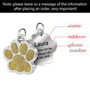 Personalized Stainless Steel Pet ID Tag for Dogs and Cats  ourlum.com M  