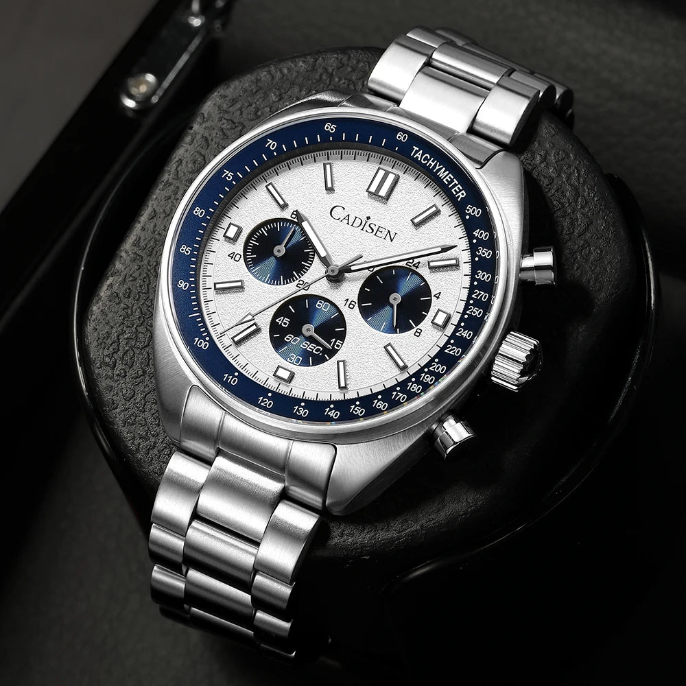 Luxury Quartz Men's Chronograph Watch - High-end Sport Timepiece for Men  OurLum.com   