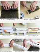 Quick Sushi Maker DIY Roller Rice Mold Kitchen Gadgets Tool