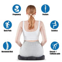 Orthopedic Memory Foam Coccyx Gel Seat Cushion for Pain Relief