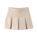 ZEVITY Women's Elegant High Waist Pleated Culottes Shorts  ourlum.com HH P2576Y XS United State