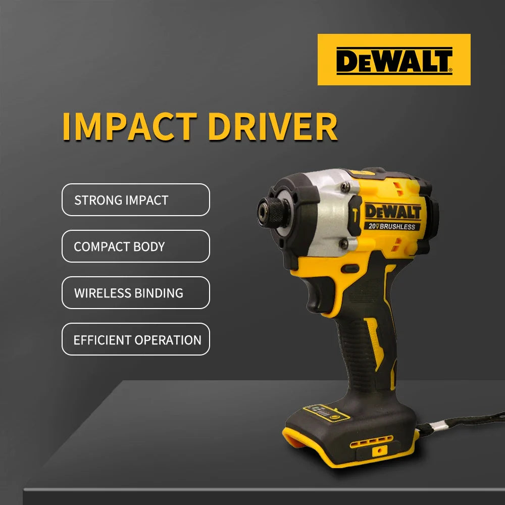 Dewalt DCF860 20V Brushless Cordless Drill & Driver - Compact, Powerful & Lightweight