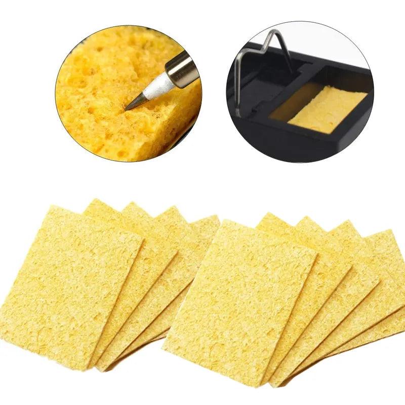 Yellow Sponge Cleaner for Electric Soldering Iron: High-Quality, Efficient, Durable  ourlum.com   