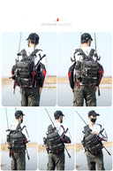 Camouflage Lure Fishing Bags Multi-functional Backpack Large Capacity