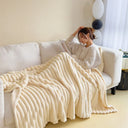 Soft Warm Imitation Rabbit Velvet Throw Blanket Cozy Plush