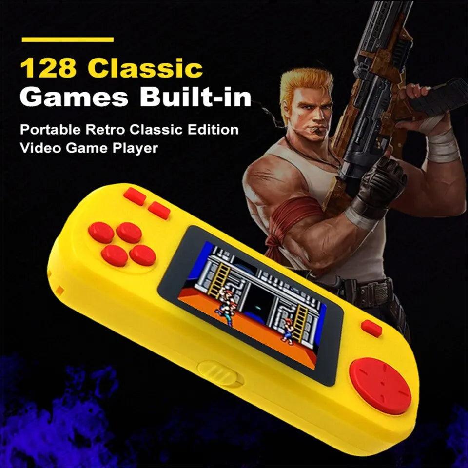 Retro Handheld Gaming Console for Kids: Color Screen, 128 Classic Games  ourlum.com   