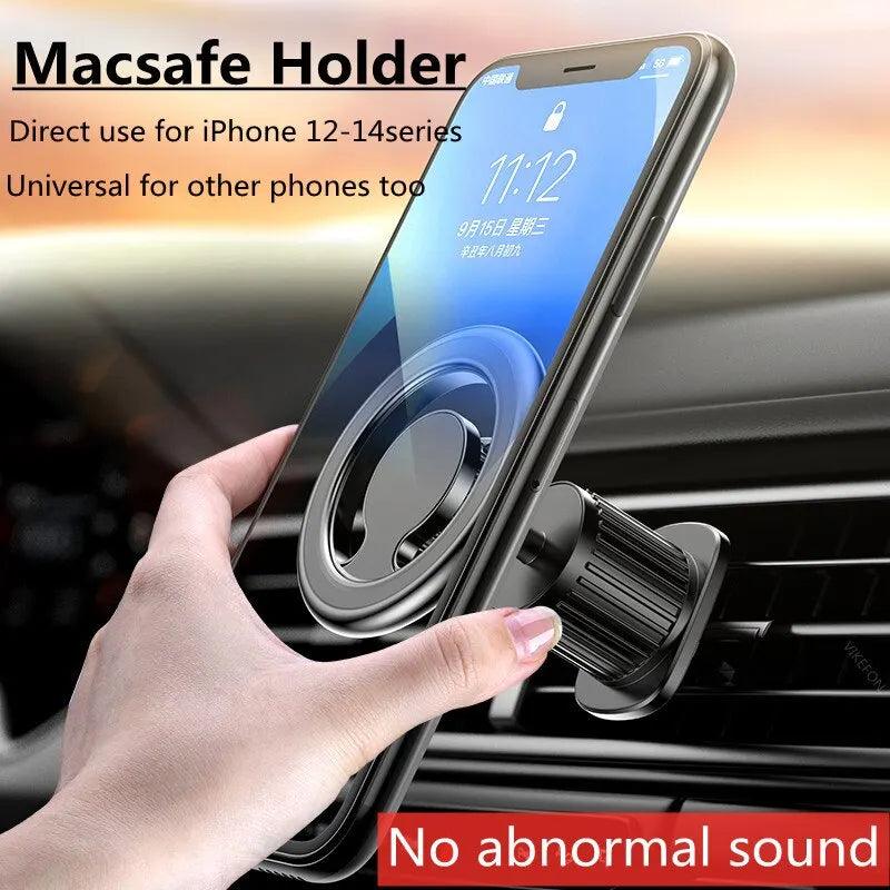 Magnetic Phone Holder Stand: Secure Car Mount for iPhone Samsung Xiaomi: GPS  ourlum.com   