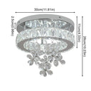 Crystal Chandelier Chrome Ceiling Lamps Led Flush Mount Light