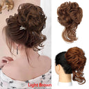 Messy Curly Chignon Bun Wig Stylish Hairpiece for Women