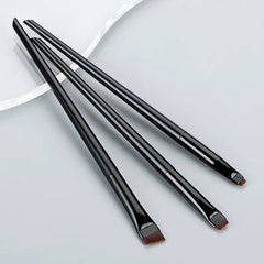 Effortless Precision Brow & Eye Liner Brush Set: Achieve Flawless Looks