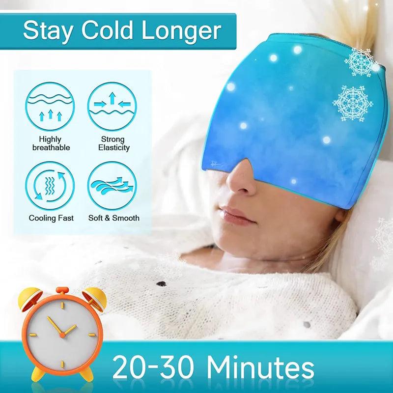 Therapeutic Gel Ice Headache Relief Cap: Ultimate Migraine Comfort