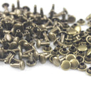 Metal Double Cap Rivets Studs for Leather Craft Bag Garments Hat Shoes  ourlum.com bronze 6 x 6mm 