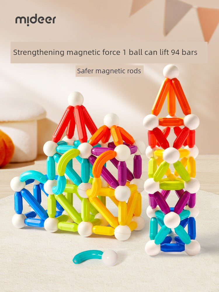 Mideer Kids Educational Building Blocks Toy Magnetic Rods