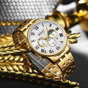 CURREN 2023 Men's Waterproof Chronograph Watch with Luminous Hands - Stylish Stainless Steel Sport Timepiece  OurLum.com   