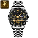 Luxury Waterproof Chronograph Watch for Men Stylish Timepiece