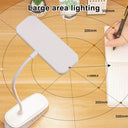 360° Flexible Clip-on Study Lamp: USB Rechargeable Desk Light  ourlum.com   