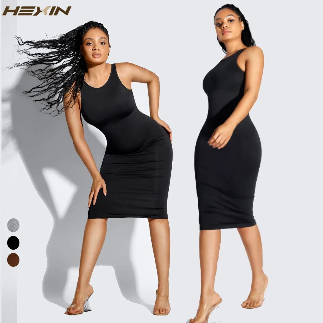 Seamless U Backless Bodysuit Dress for Women - Tummy Control & Ultimate Comfort