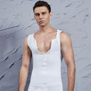 Men's Slimming Compression Tank Top with Zipper Gynecomastia