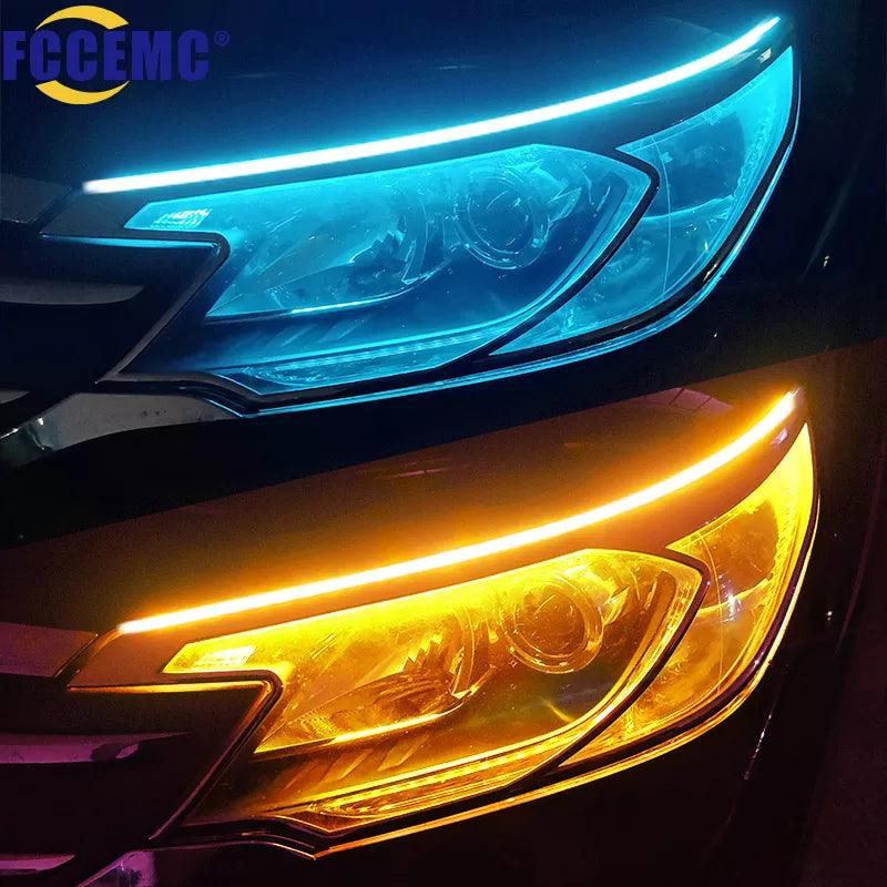 LED DRL Car Flexible Waterproof Strip Lights: Enhanced Functionality & Integrated Control  ourlum.com   