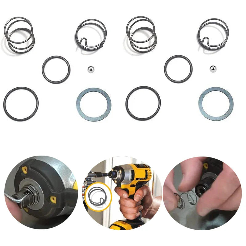 6-Piece Spring Kit for Dewalt DCF885/DCS886 Impact Wrench Repair & Maintenance