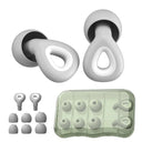 YUNGLR Tranquility Earplugs: Noise Reduction & Waterproof Protection  ourlum.com grey  