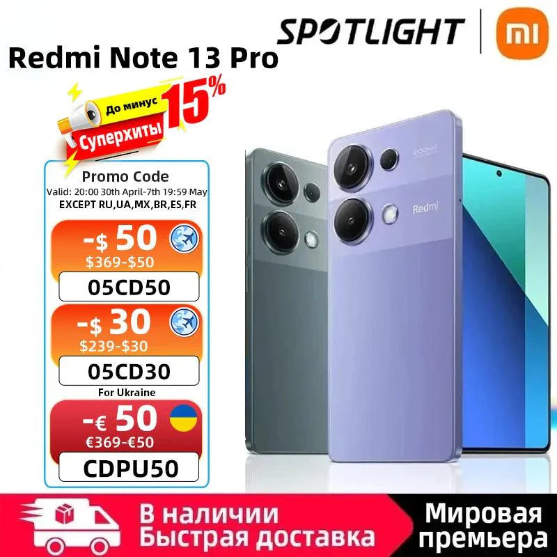 [World Premiere] Global Version  Redmi Note 13 Pro 4G