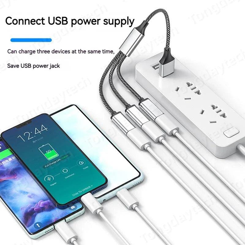 USB Hub Type C Splitter: Fast Data Transfer Solution  ourlum.com   