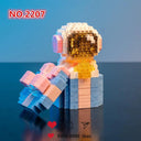 Space Astronaut Building Blocks Set with Light - Creative DIY Toys  ourlum.com W2207(with light)  