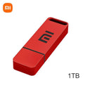 XIAOMI 2TB High-Speed Metal Waterproof USB 3.1 Flash Drive with Type-C Compatibility  ourlum.com Red 1TB  