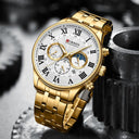 CURREN 2023 Men's Waterproof Chronograph Watch with Luminous Hands - Stylish Stainless Steel Sport Timepiece  OurLum.com   