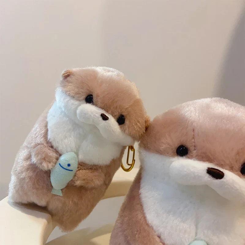 Cute Otter Plush Keychain – Adorable Backpack Pendant for Kids & Adults