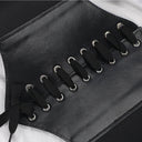 Women's High Waist Leather Corset Belt Slimming Shapewear