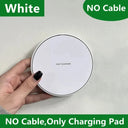 15W Wireless Charger Pad Compatible with iPhone 16 15 14 13 12